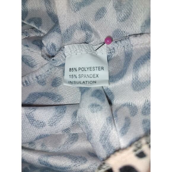 Unbranded Woman's Hi Low Hem Leopard Print Pull on Flare Skirt colorful Retro - Picture 7 of 7